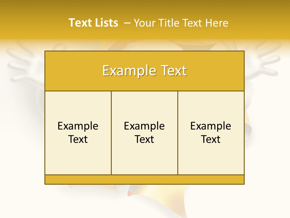 Gold Rip Hat PowerPoint Template