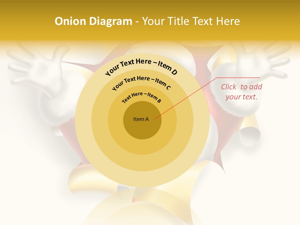 Gold Rip Hat PowerPoint Template