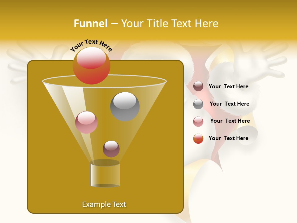 Gold Rip Hat PowerPoint Template