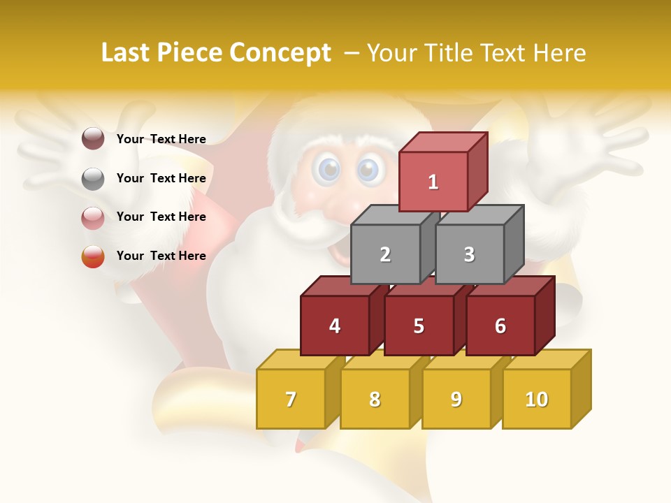Gold Rip Hat PowerPoint Template