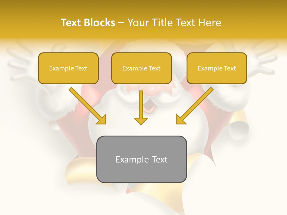 Gold Rip Hat PowerPoint Template