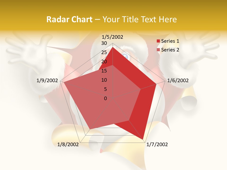 Gold Rip Hat PowerPoint Template