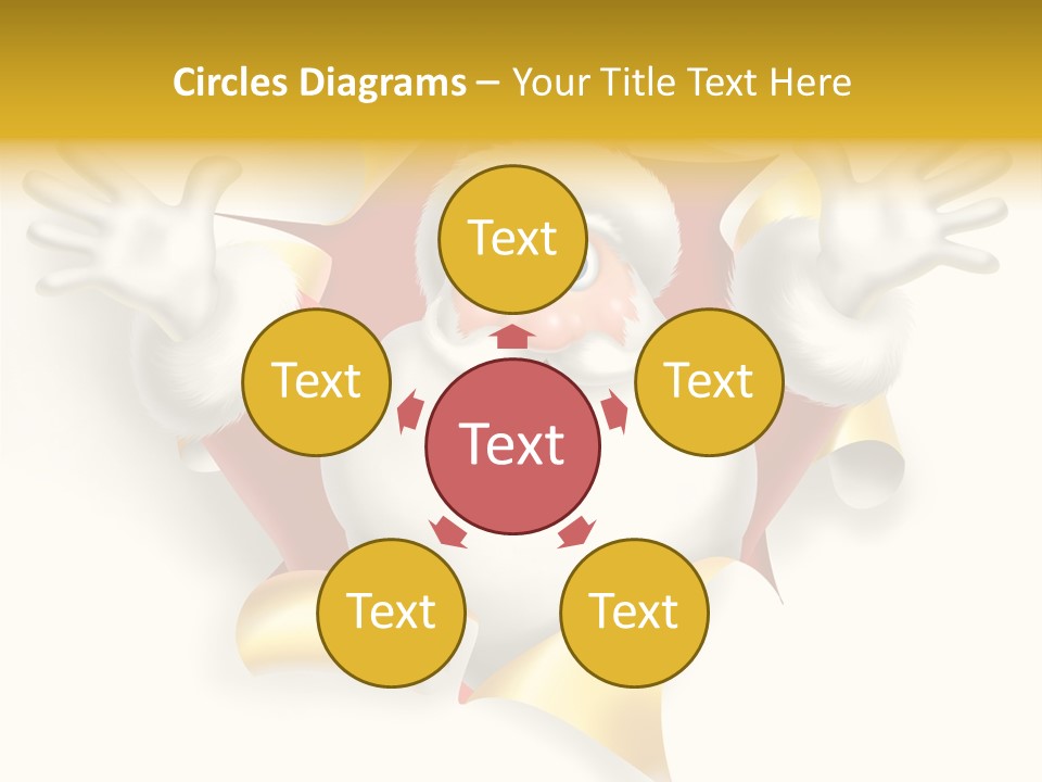 Gold Rip Hat PowerPoint Template