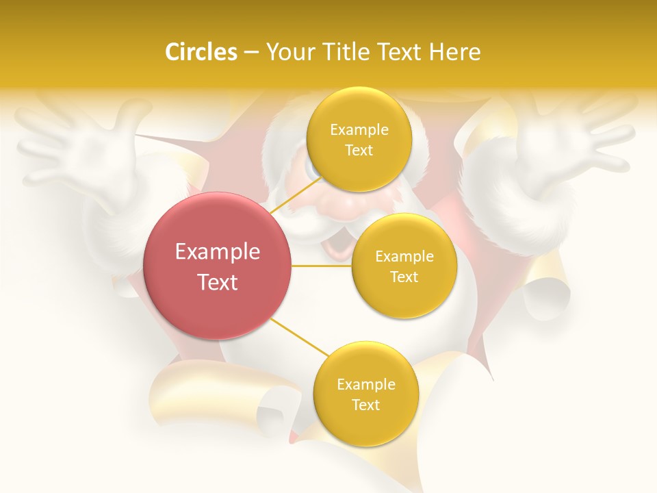 Gold Rip Hat PowerPoint Template