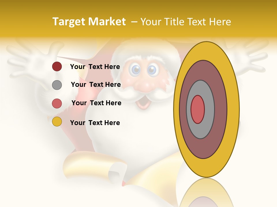 Gold Rip Hat PowerPoint Template