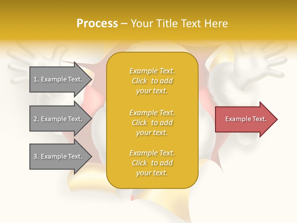 Gold Rip Hat PowerPoint Template