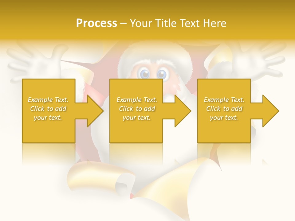 Gold Rip Hat PowerPoint Template
