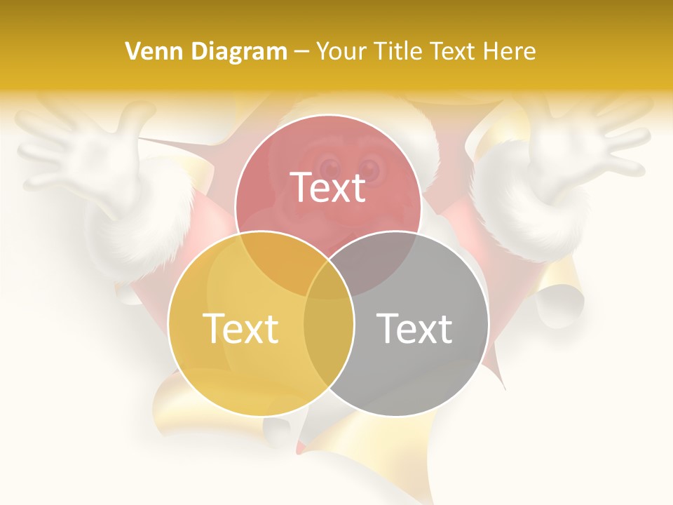 Gold Rip Hat PowerPoint Template