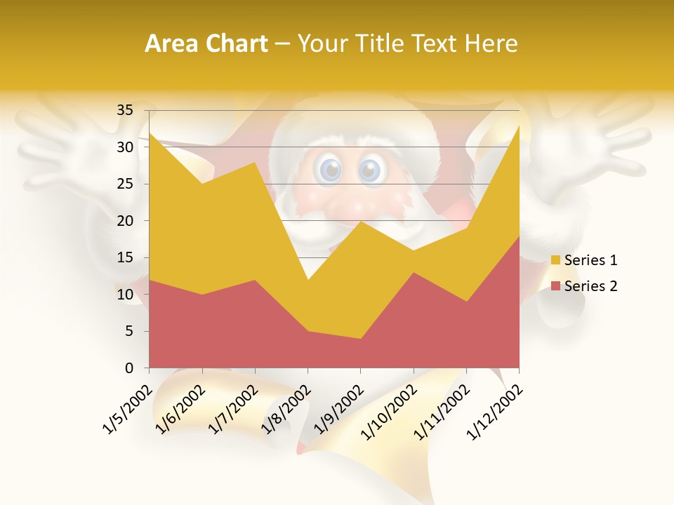 Gold Rip Hat PowerPoint Template