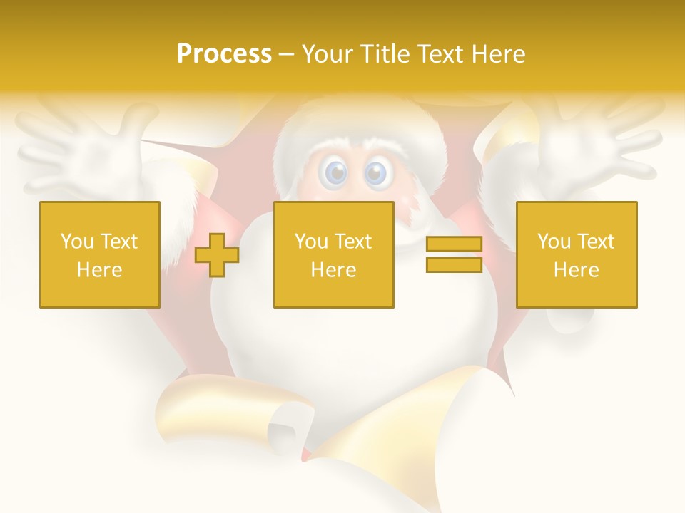 Gold Rip Hat PowerPoint Template