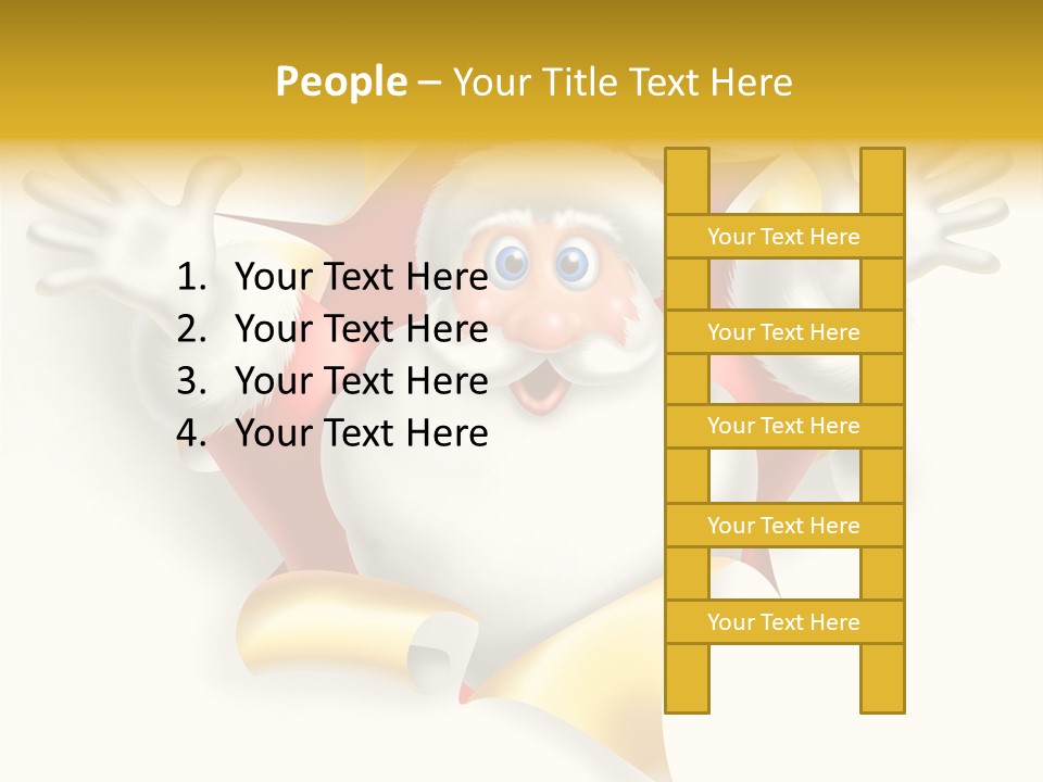 Gold Rip Hat PowerPoint Template