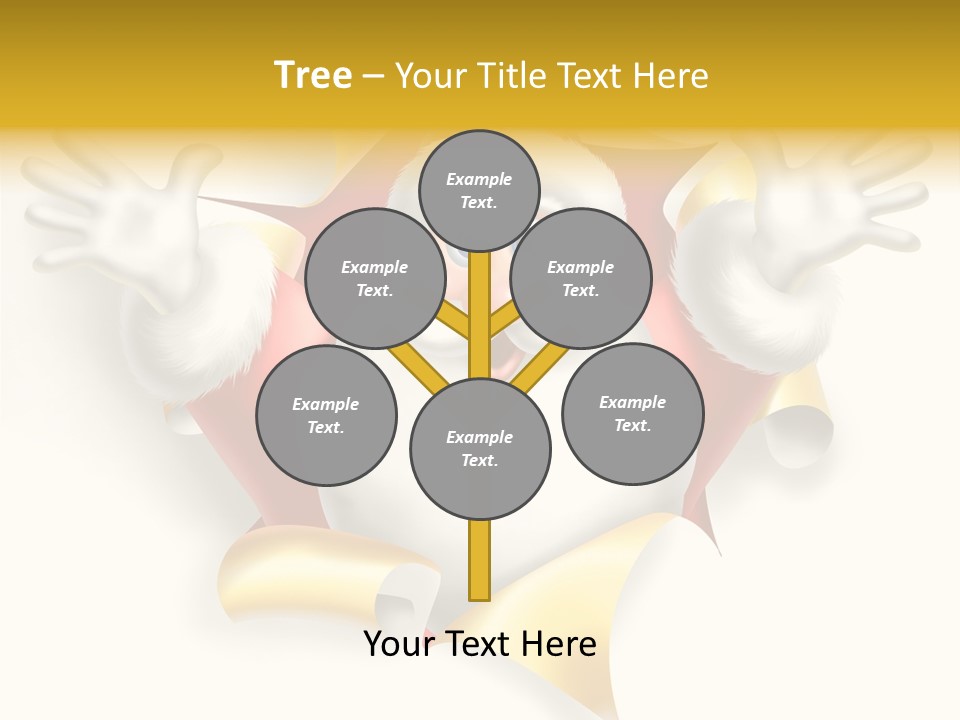 Gold Rip Hat PowerPoint Template