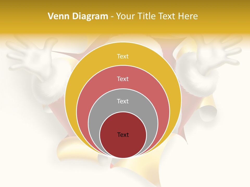 Gold Rip Hat PowerPoint Template