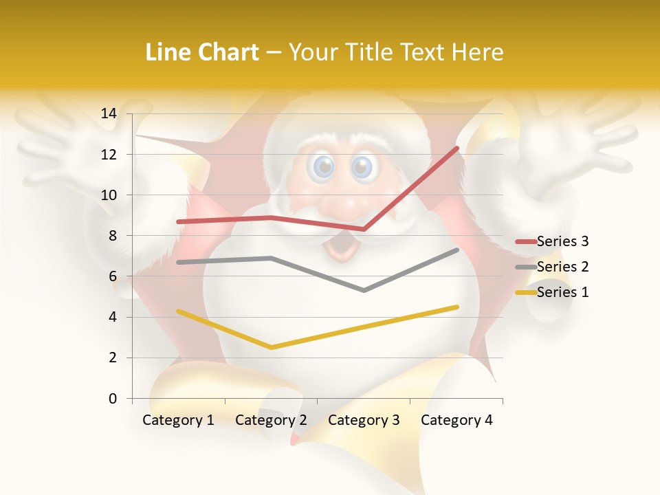 Gold Rip Hat PowerPoint Template