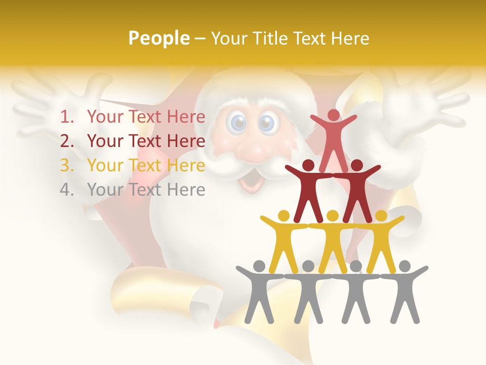 Gold Rip Hat PowerPoint Template