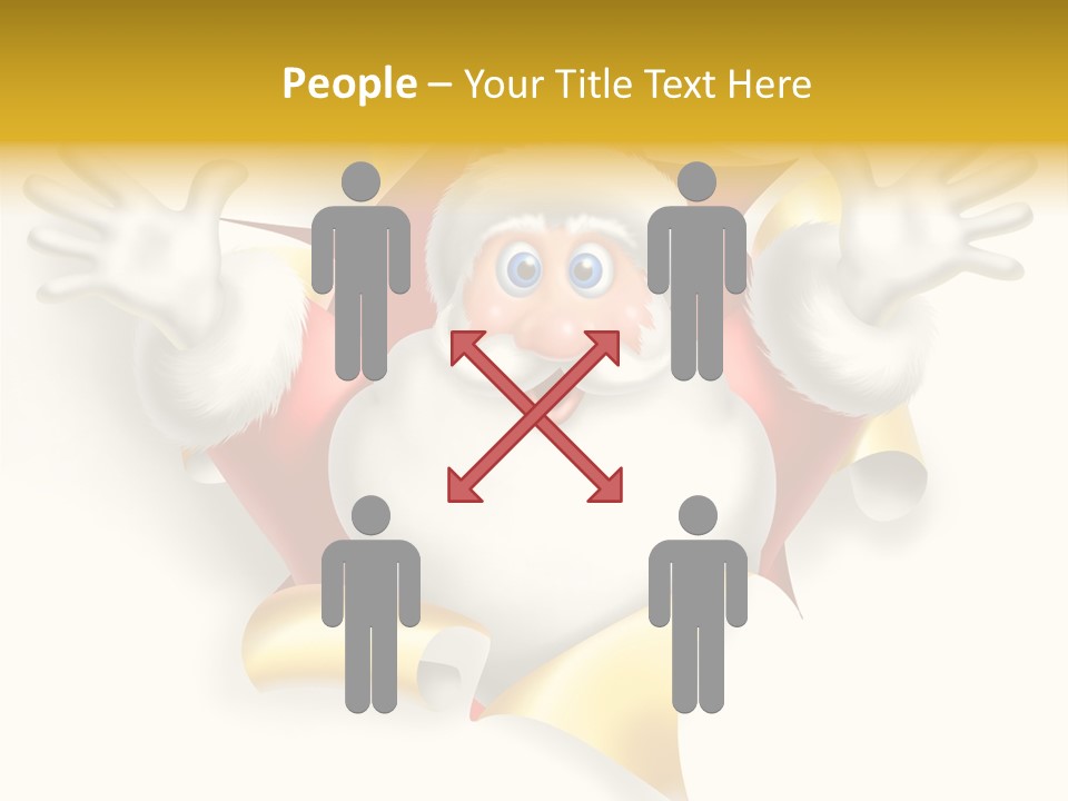 Gold Rip Hat PowerPoint Template