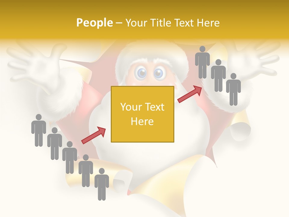 Gold Rip Hat PowerPoint Template