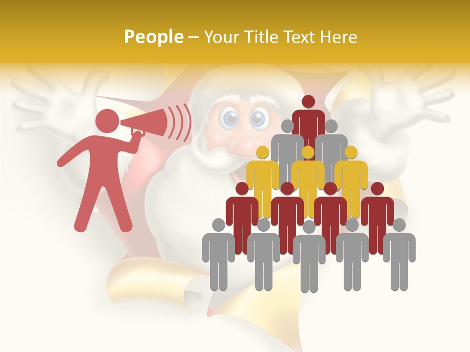 Gold Rip Hat PowerPoint Template