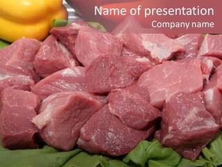 Meal Roast Eat PowerPoint Template