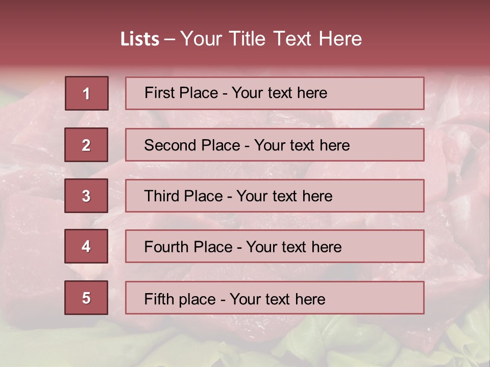 Meal Roast Eat PowerPoint Template