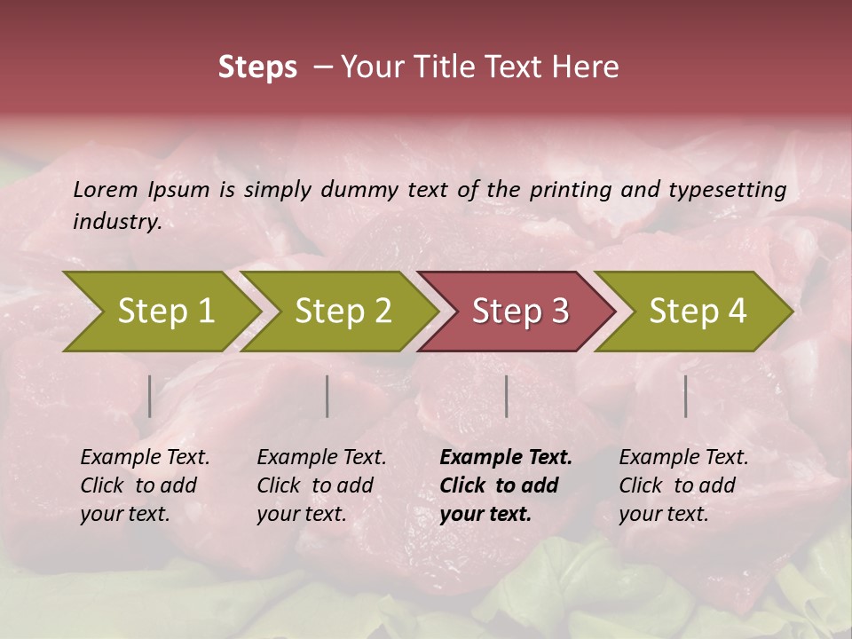 Meal Roast Eat PowerPoint Template
