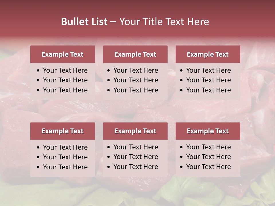 Meal Roast Eat PowerPoint Template