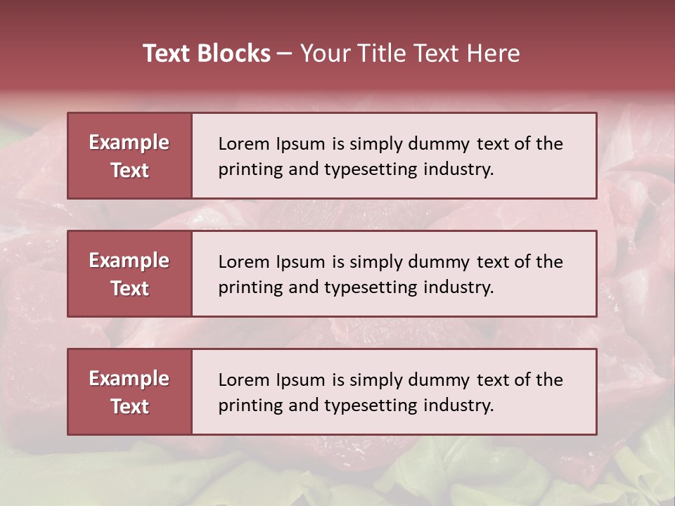 Meal Roast Eat PowerPoint Template