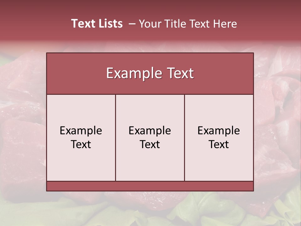 Meal Roast Eat PowerPoint Template