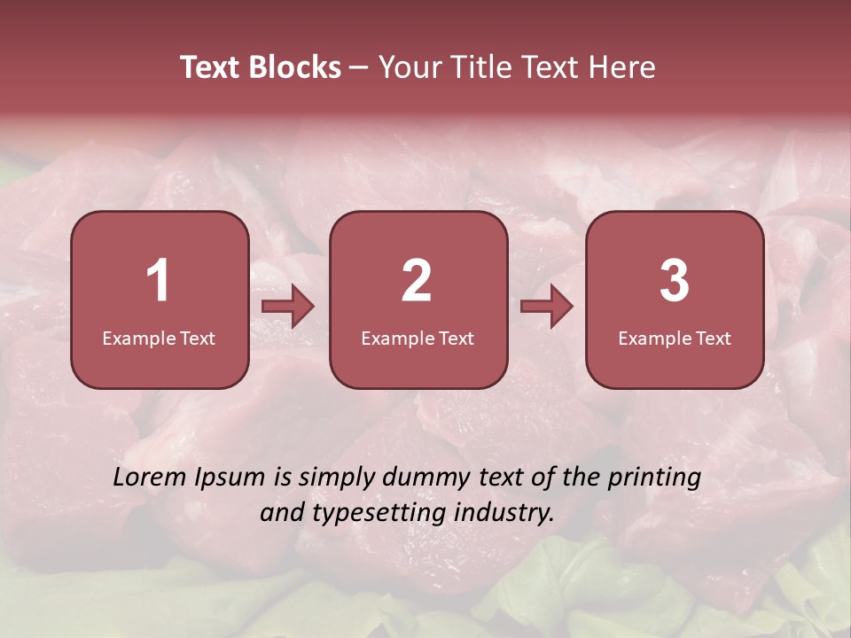 Meal Roast Eat PowerPoint Template