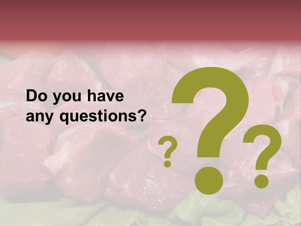 Meal Roast Eat PowerPoint Template