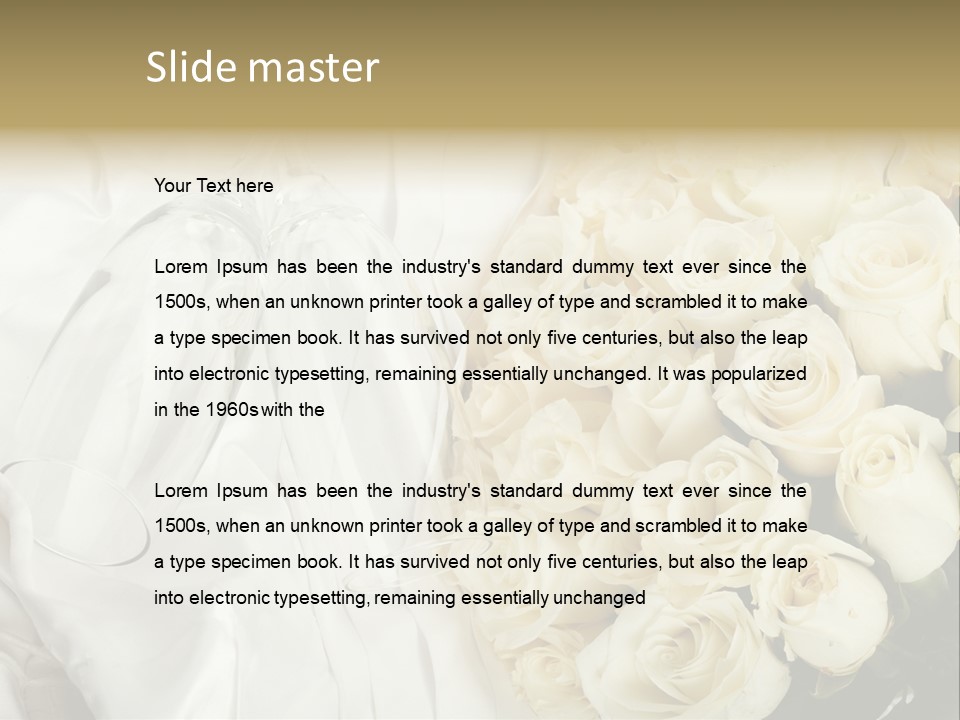 Rose Nature Detail PowerPoint Template