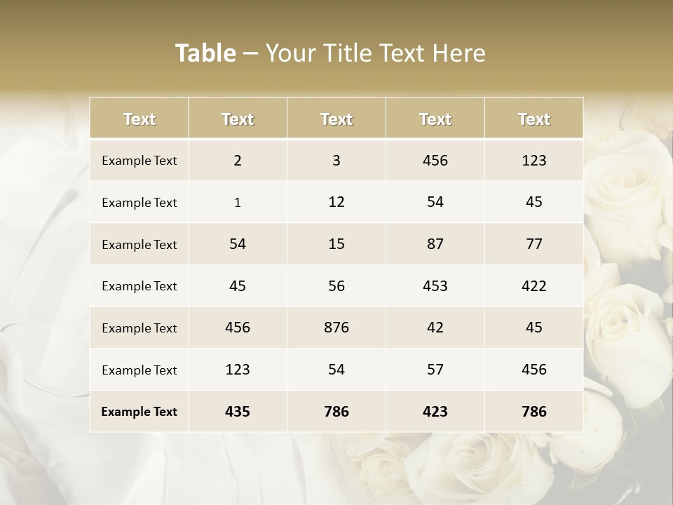 Rose Nature Detail PowerPoint Template