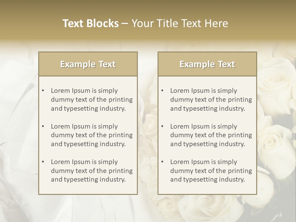 Rose Nature Detail PowerPoint Template