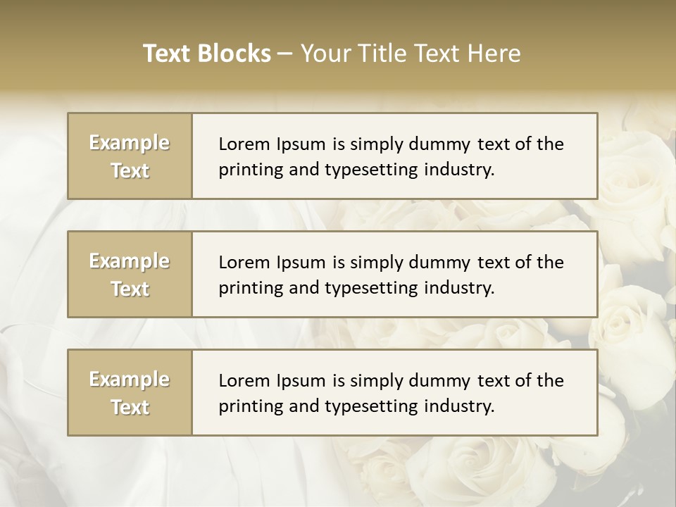 Rose Nature Detail PowerPoint Template