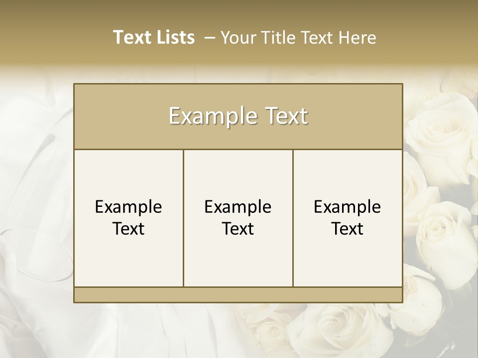Rose Nature Detail PowerPoint Template