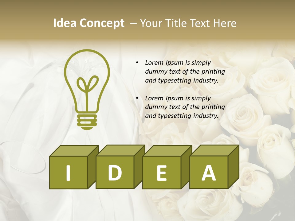 Rose Nature Detail PowerPoint Template