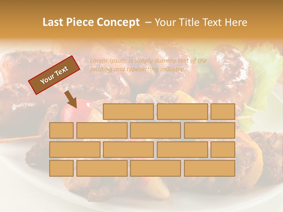 Meat Pork Fast PowerPoint Template
