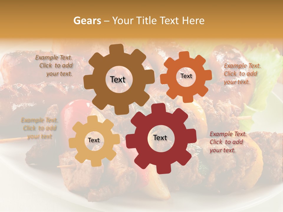 Meat Pork Fast PowerPoint Template