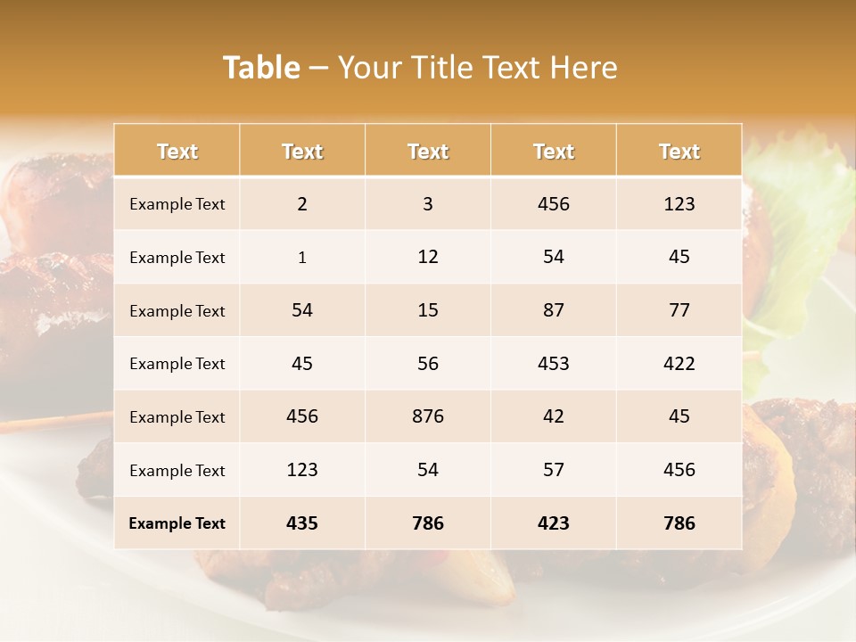 Meat Pork Fast PowerPoint Template