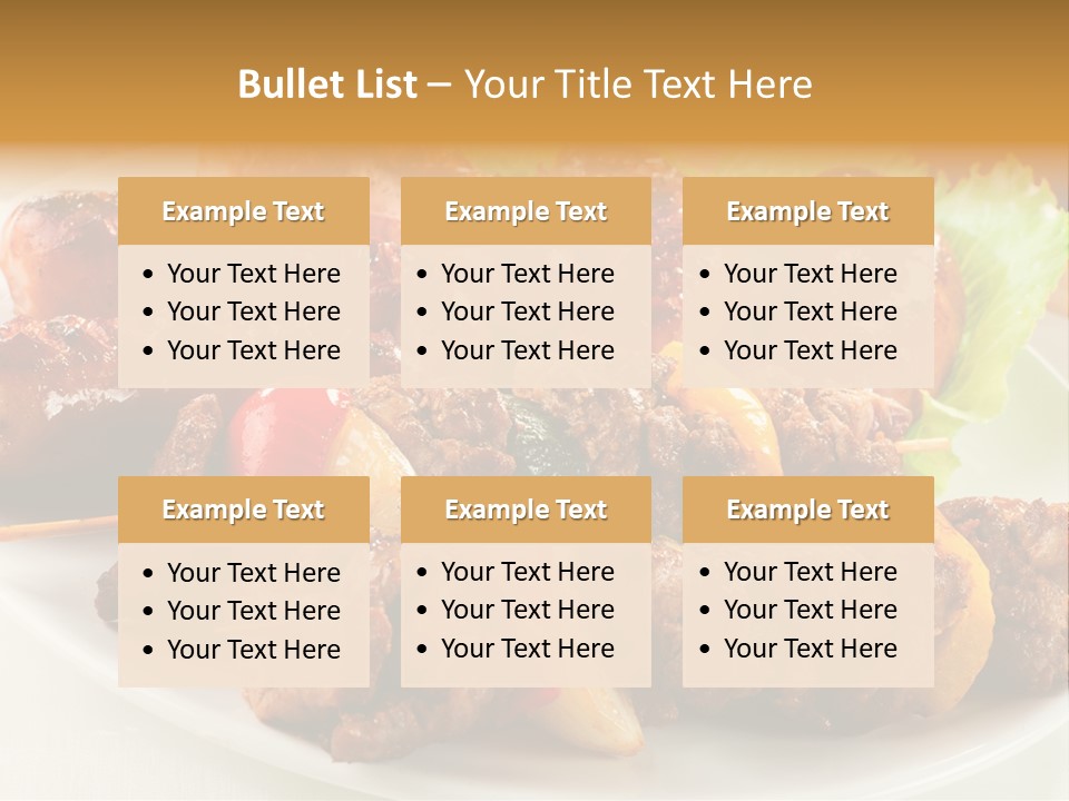 Meat Pork Fast PowerPoint Template