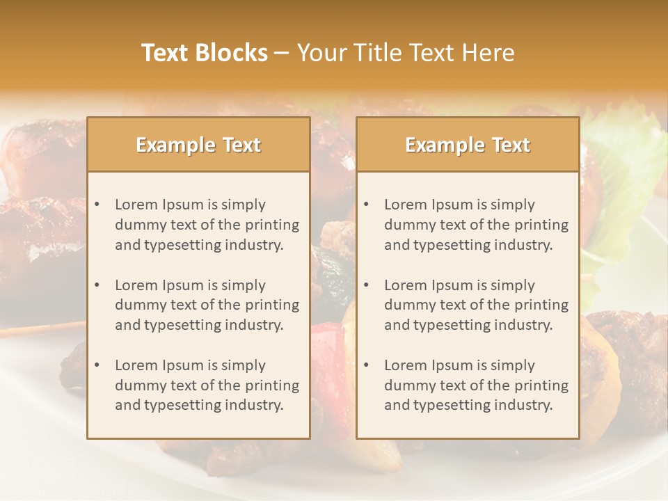 Meat Pork Fast PowerPoint Template