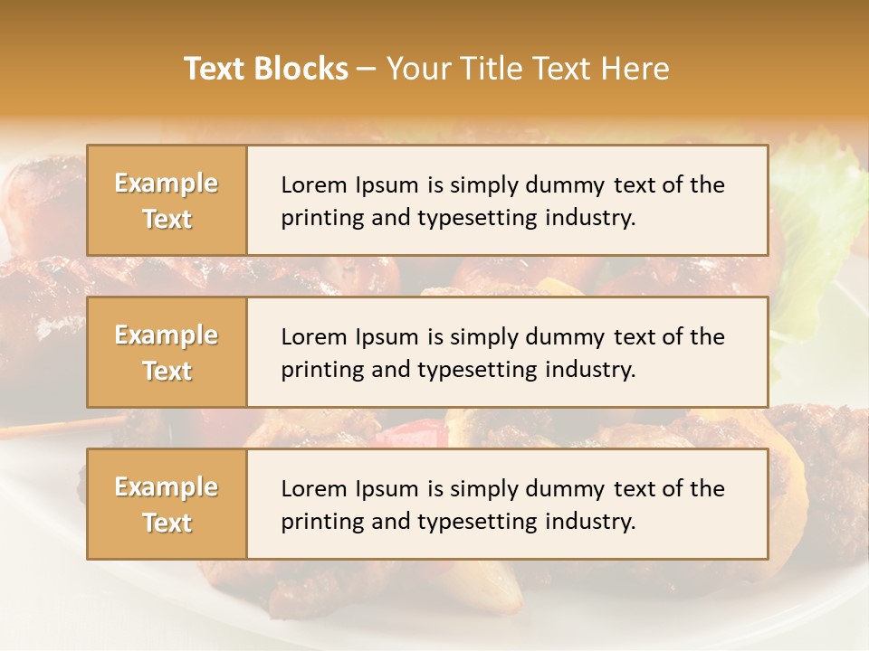 Meat Pork Fast PowerPoint Template