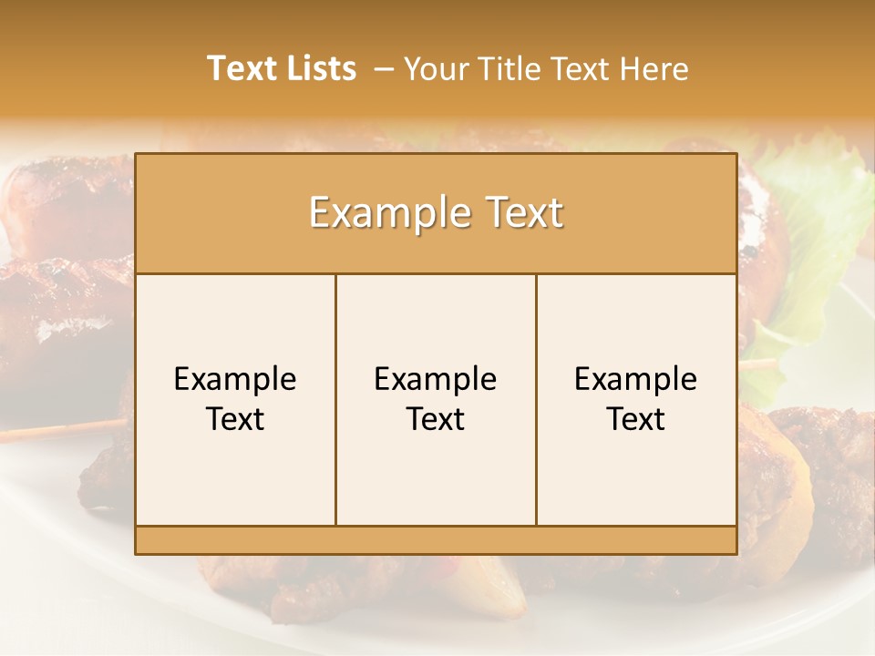 Meat Pork Fast PowerPoint Template