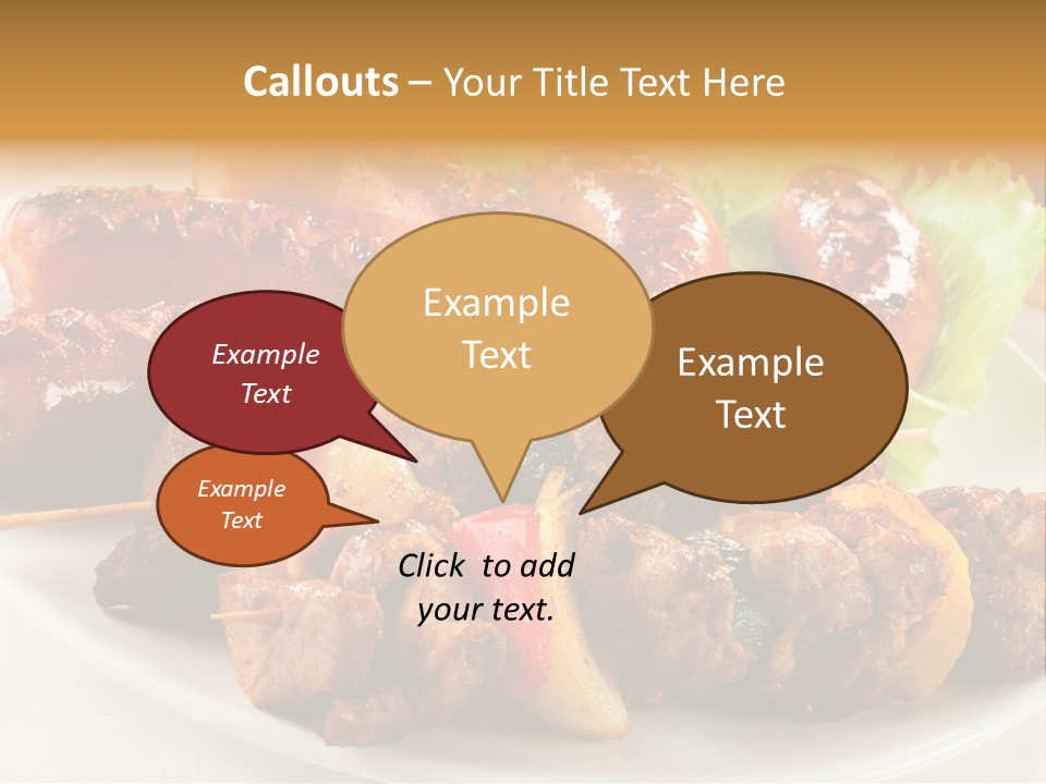 Meat Pork Fast PowerPoint Template