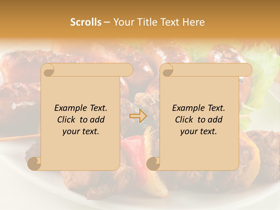 Meat Pork Fast PowerPoint Template