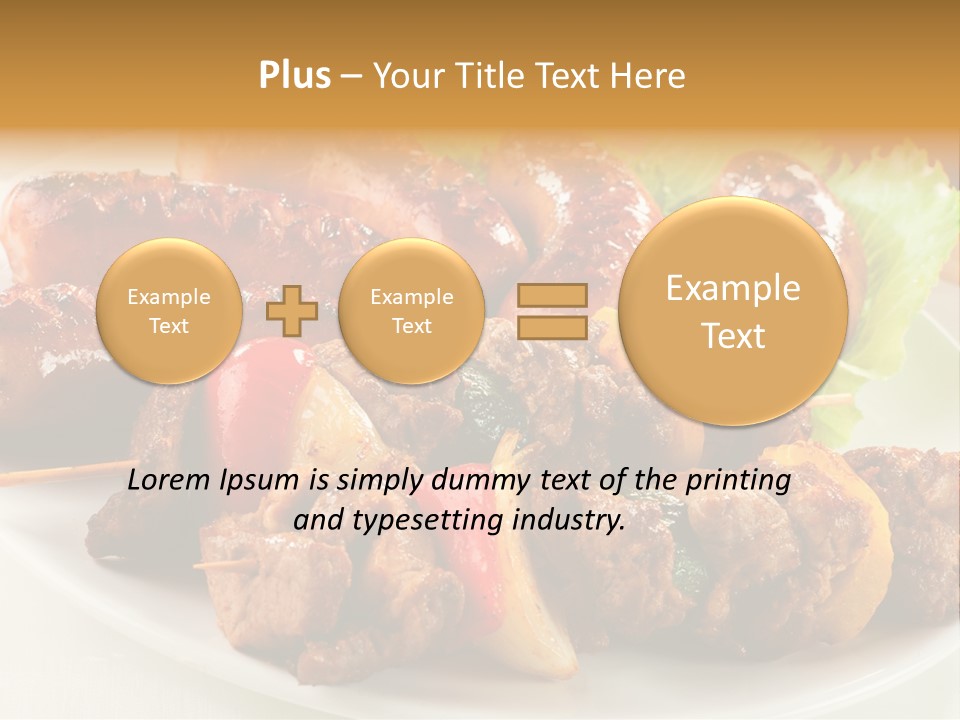 Meat Pork Fast PowerPoint Template