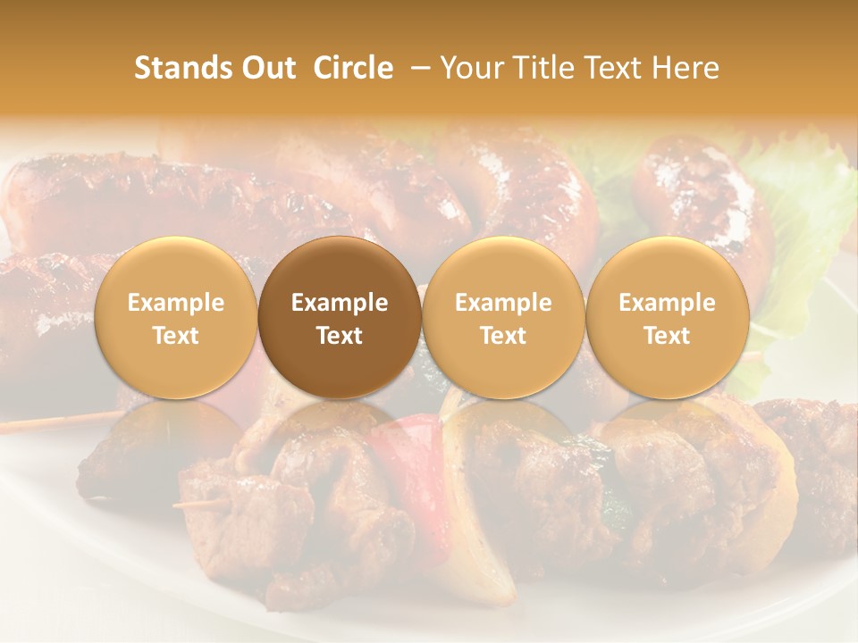 Meat Pork Fast PowerPoint Template