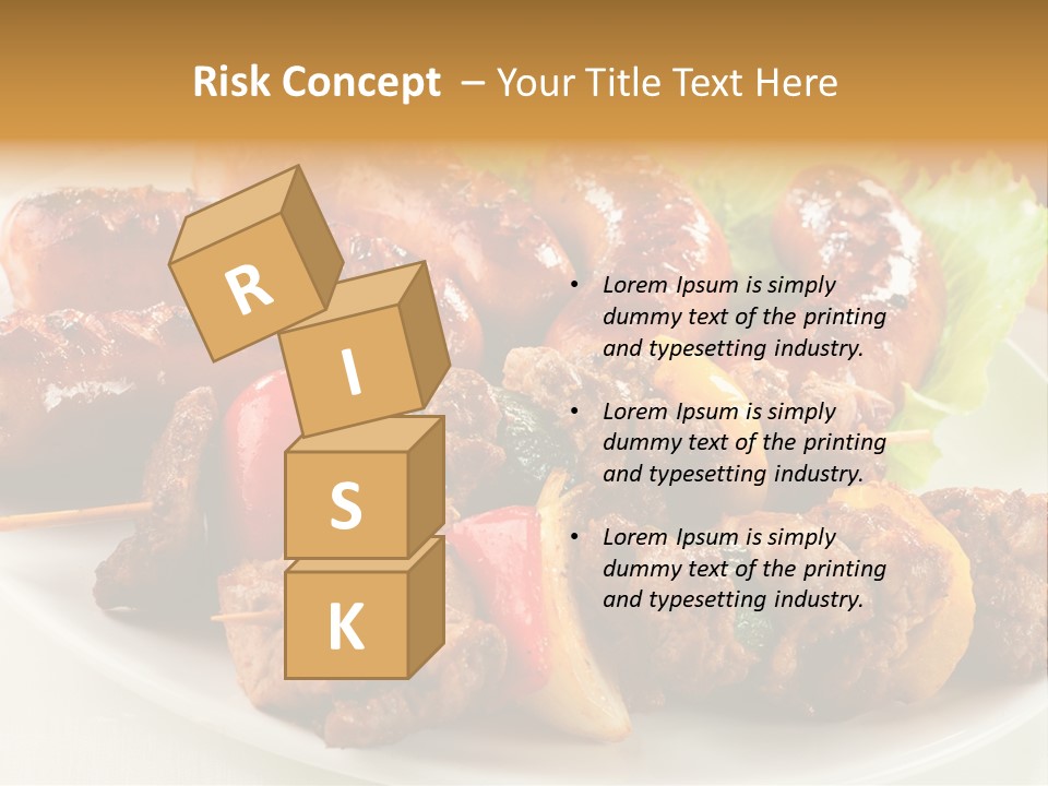 Meat Pork Fast PowerPoint Template