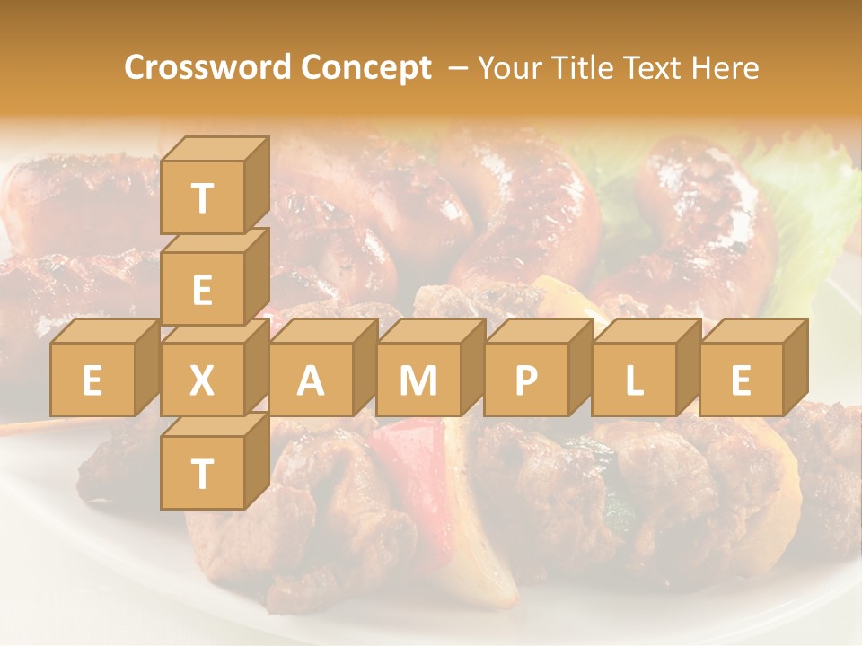 Meat Pork Fast PowerPoint Template