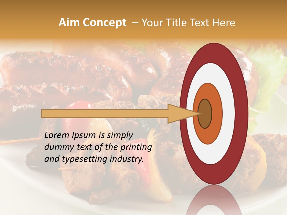 Meat Pork Fast PowerPoint Template